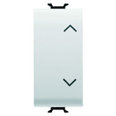 Corus-Shutter Switch Mod. 2P 1 Glossy White